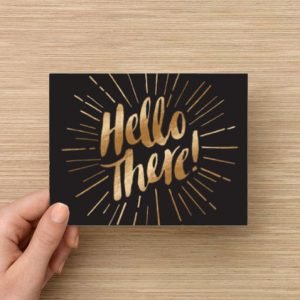 Hello There greeting card